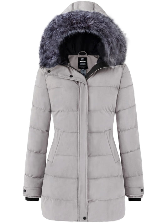 Women'S Winter Jacket Gray L