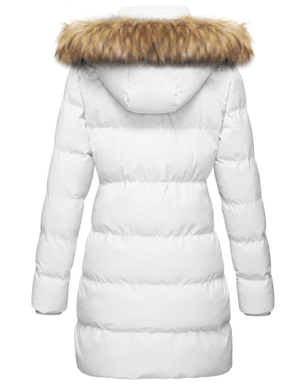 Women'S Puffer Jacket White M