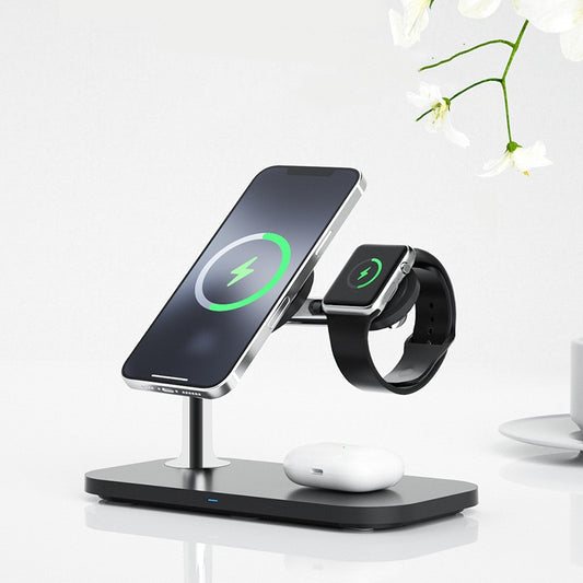 Magnetic 3-In-1 Wireless Charger