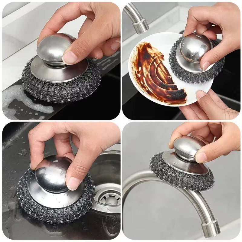 5/1Pcs Kitchen Stainless Steel Brush 